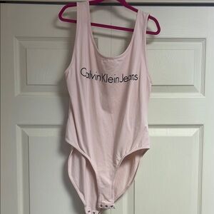 Calvin Klein Jeans Pink Women's Bodysuit